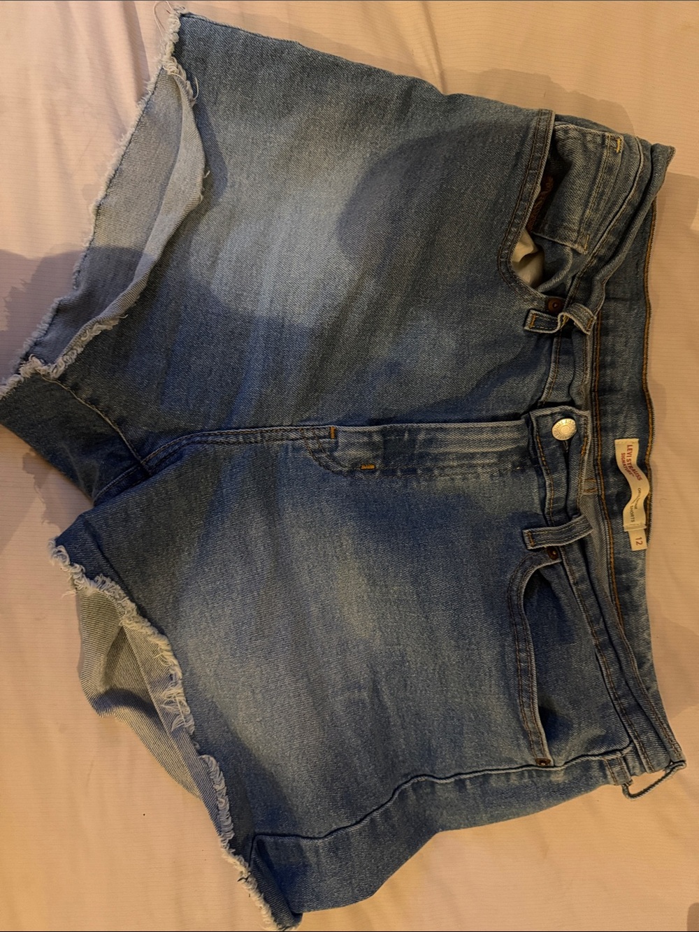 Levi Cutoff Shorts - Blue - Women